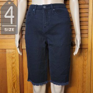 Wild Fable Black Denim Bermuda Shorts